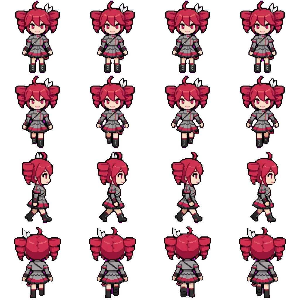Kasane Teto movement sprite