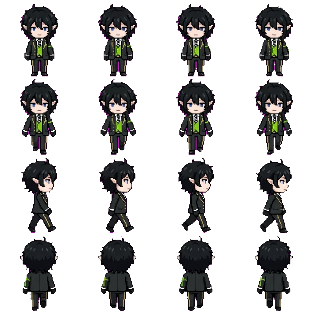Spindle movement sprite