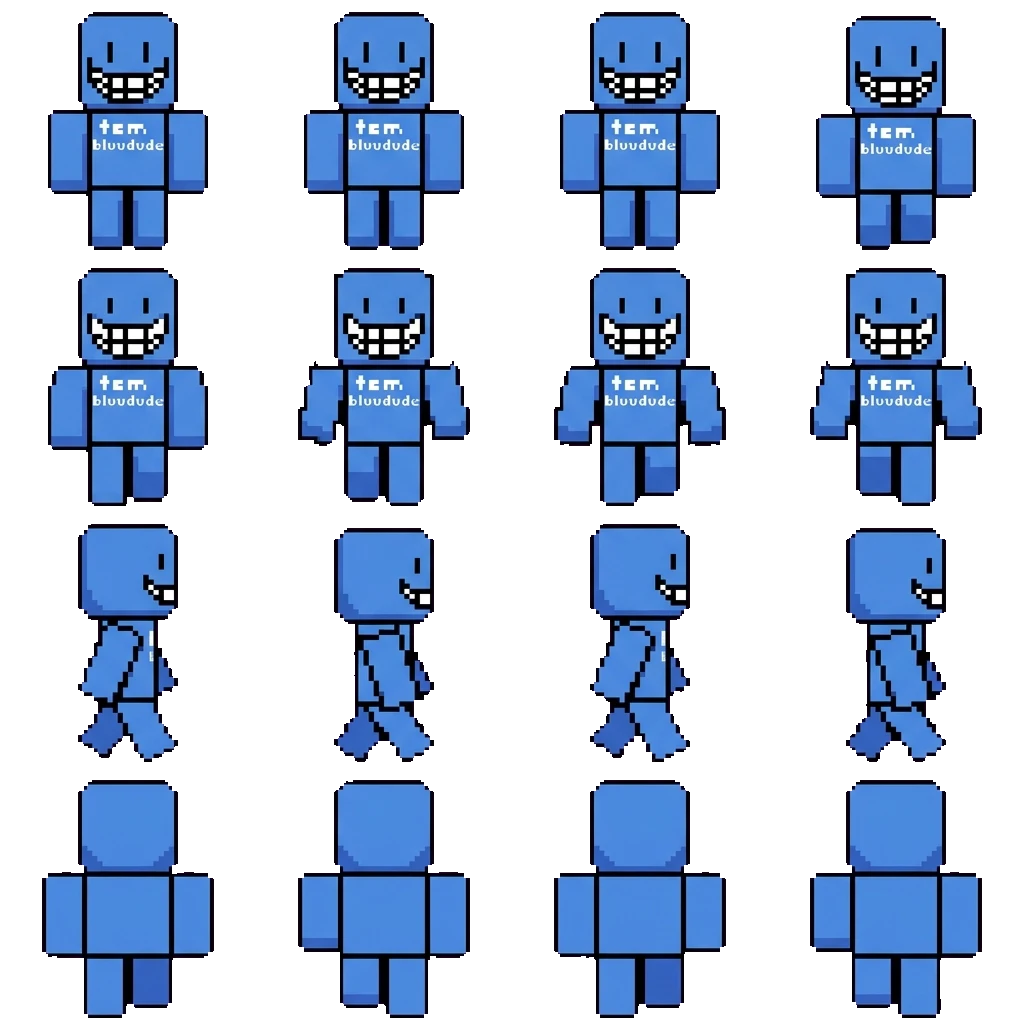 Blue dud movement sprite