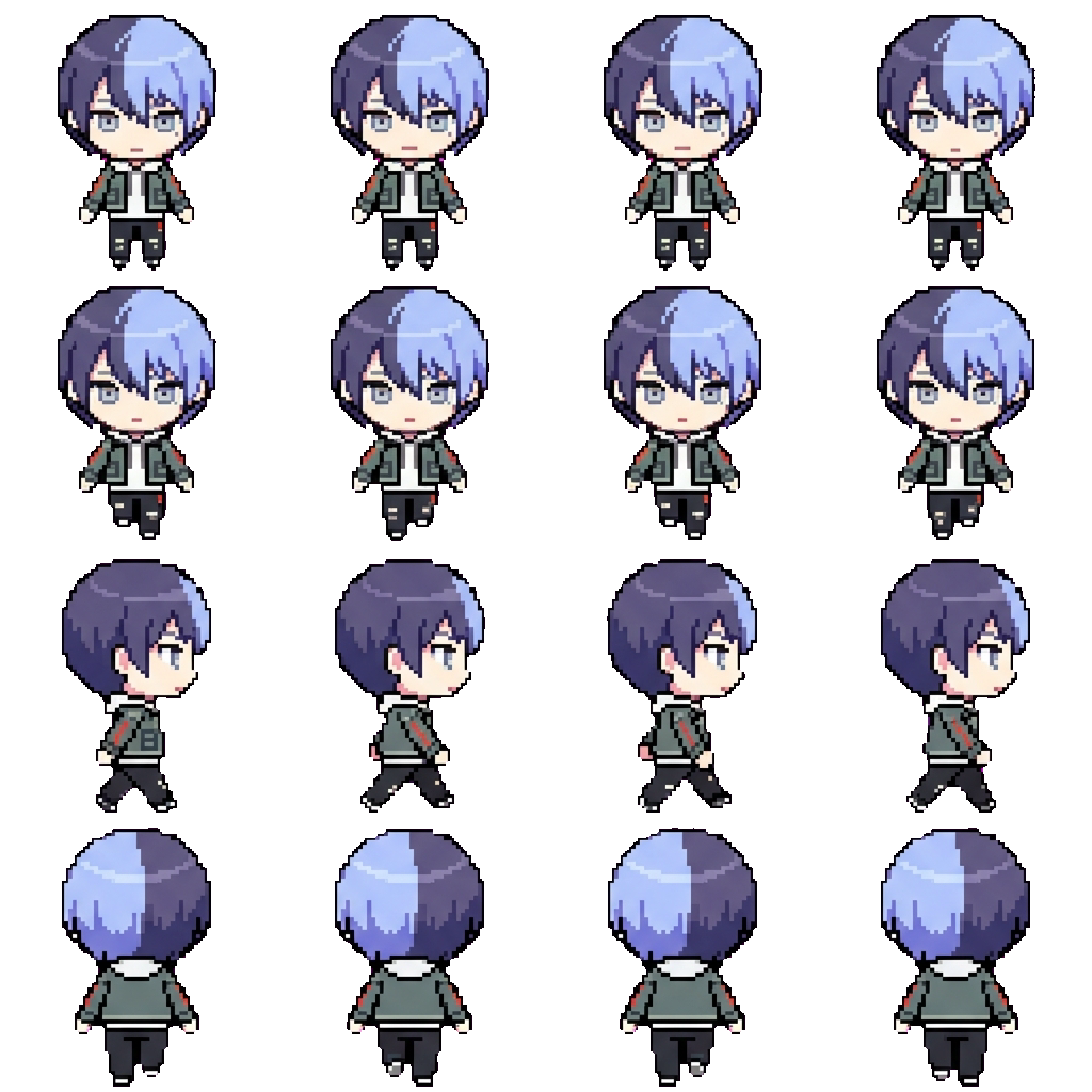 Toya movement sprite