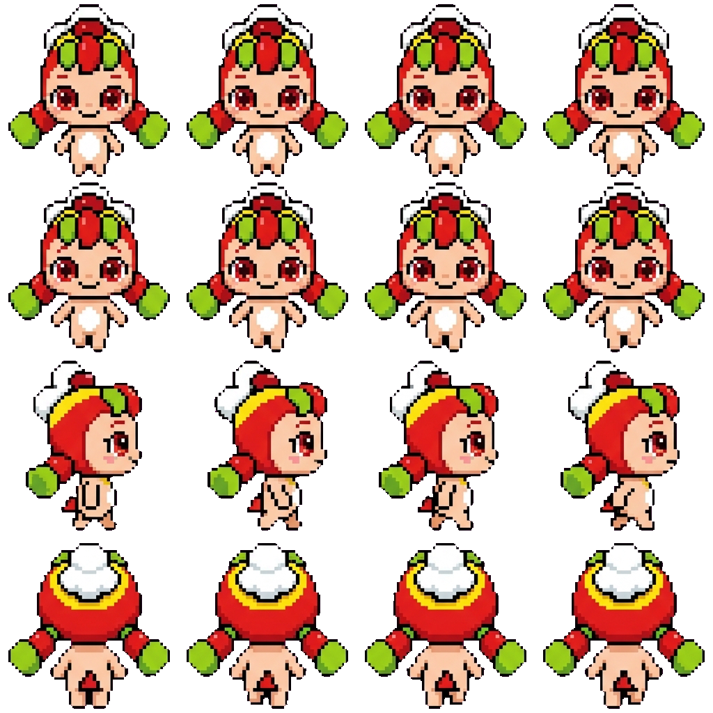 Yummyping movement sprite