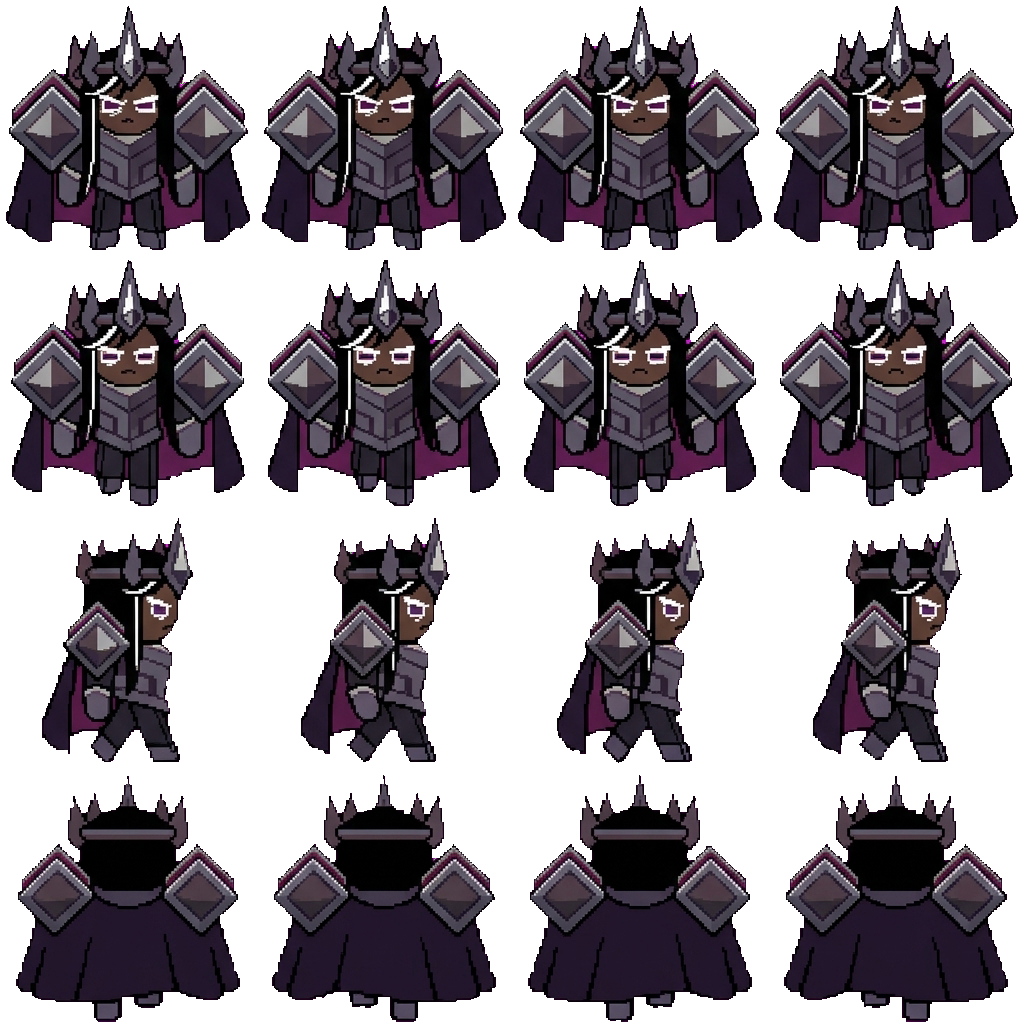 Dark cacao cookie movement sprite