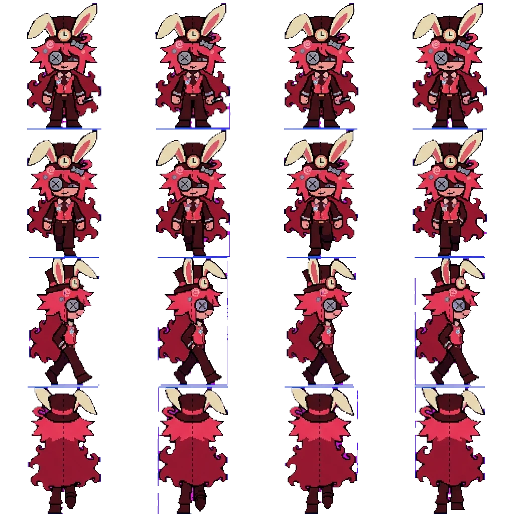 Vivian movement sprite