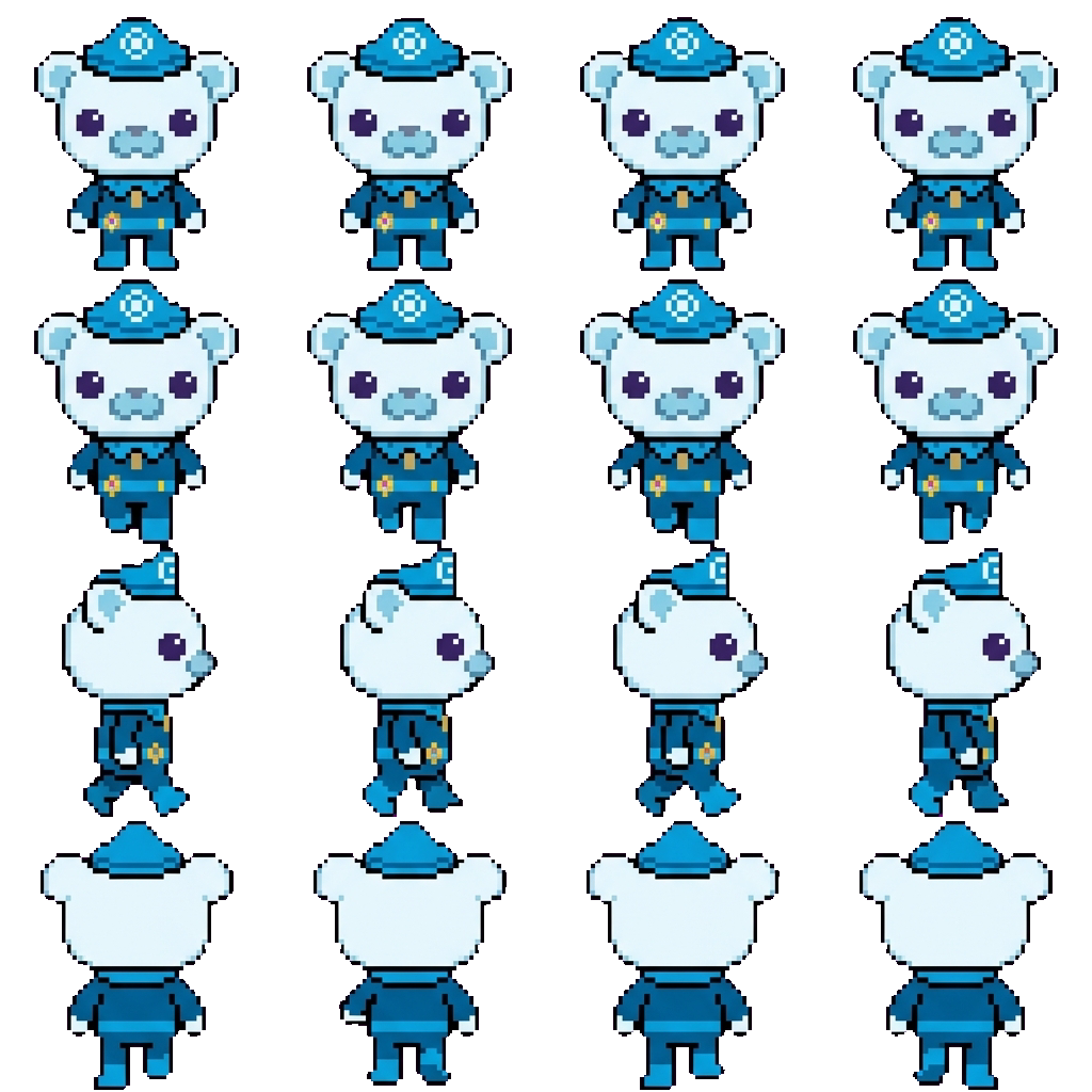 Barney movement sprite