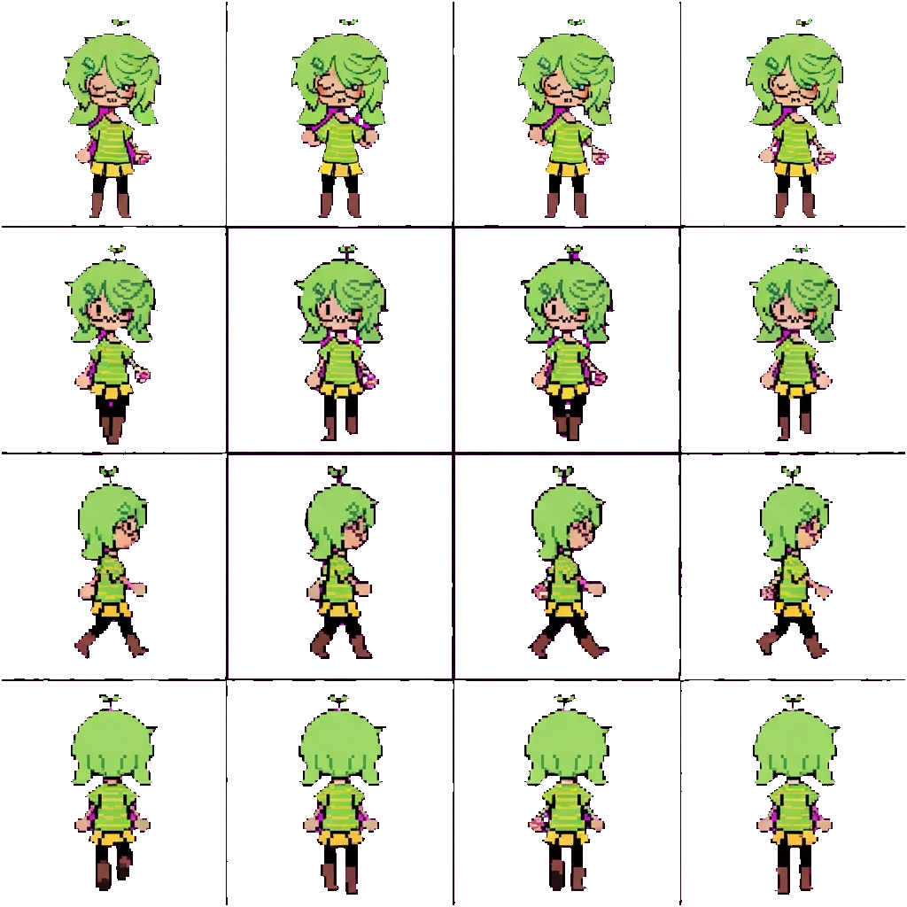 Leaf movement sprite