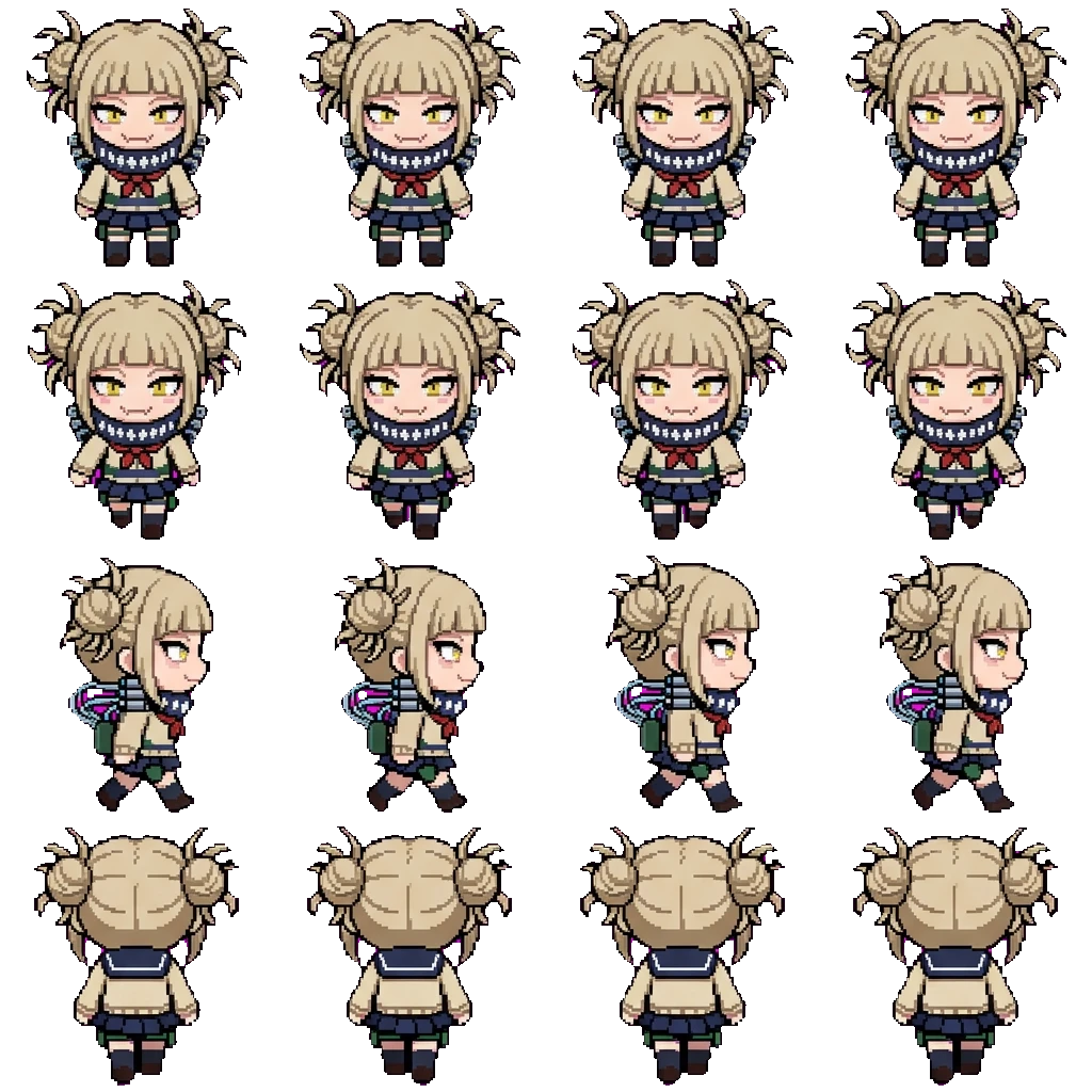 Himiko Toga movement sprite