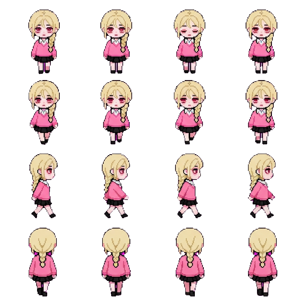 Noel movement sprite