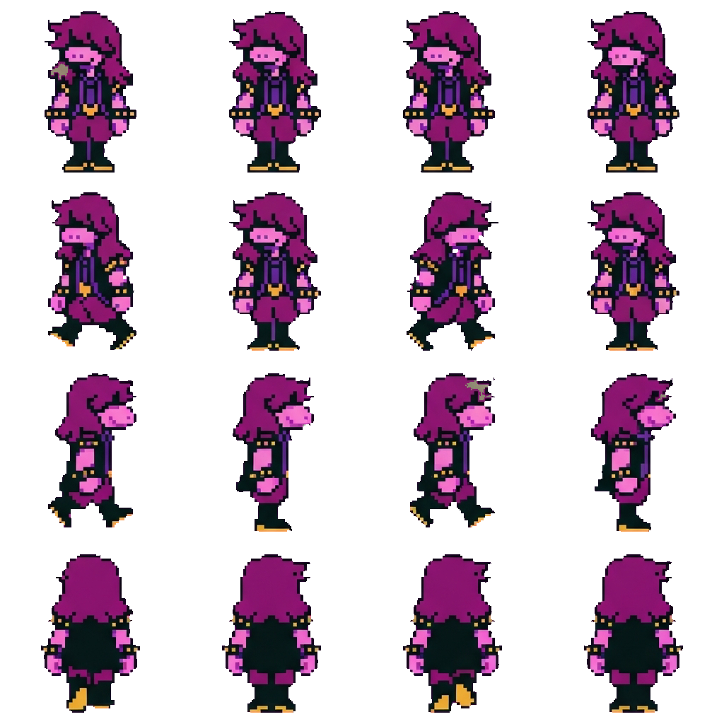 Susie movement sprite