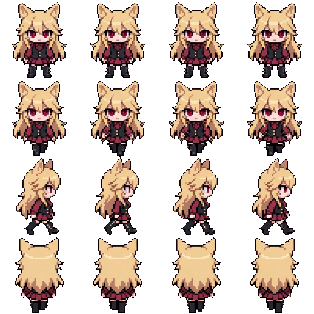 Moge-ko movement sprite