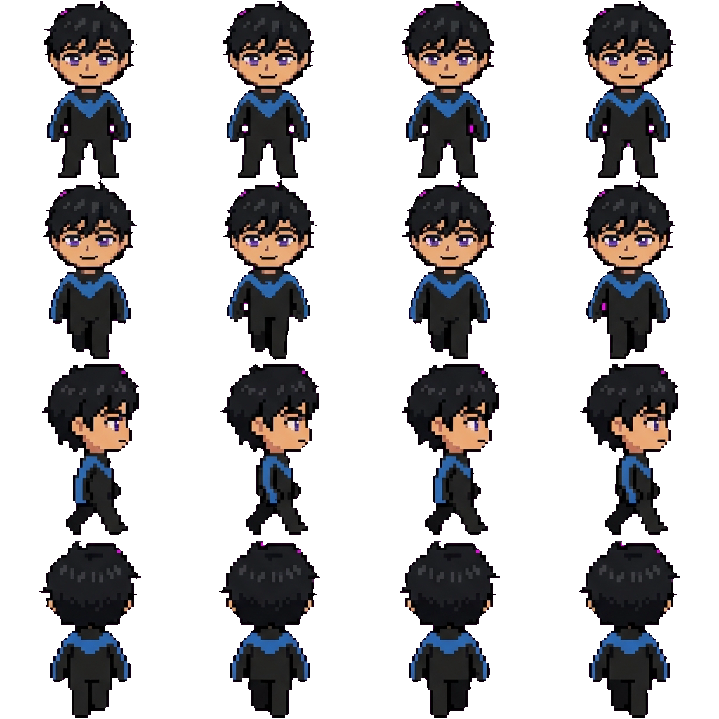 Dick Grayson movement sprite