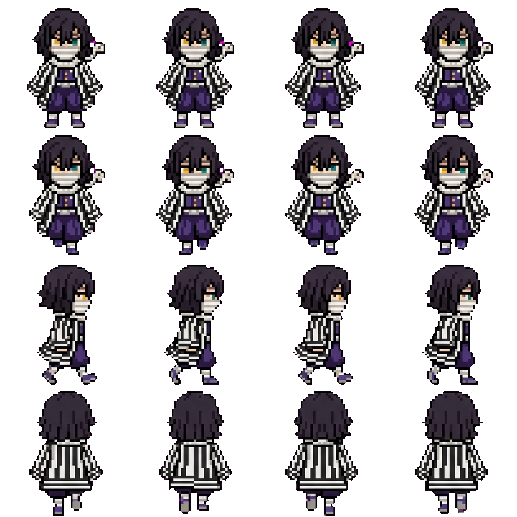 Obanai movement sprite