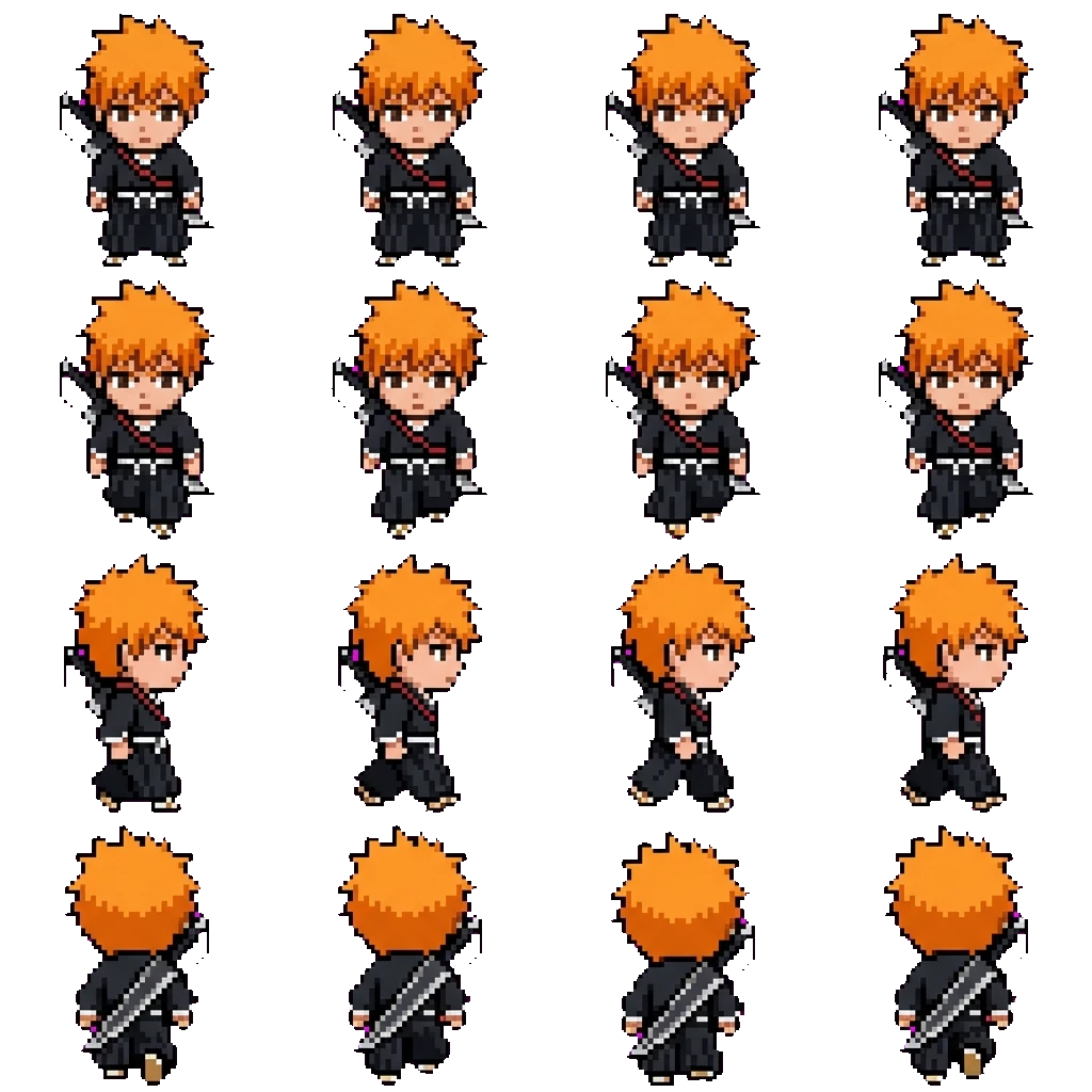 Ichigo movement sprite