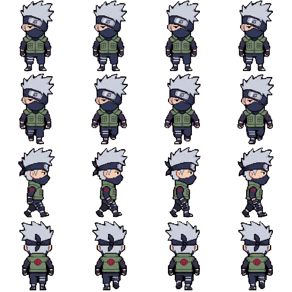 Kakashi Hatake movement sprite