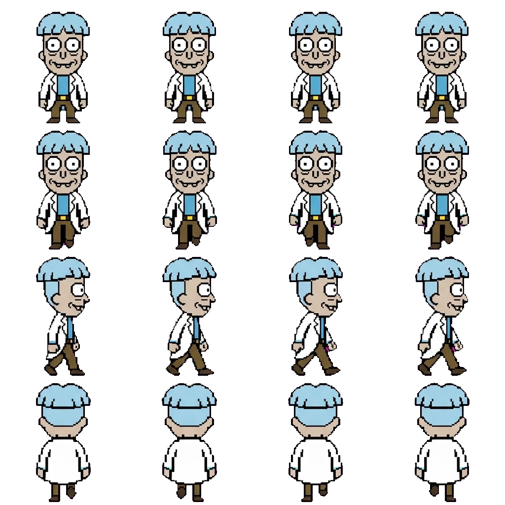 Doofus Rick movement sprite
