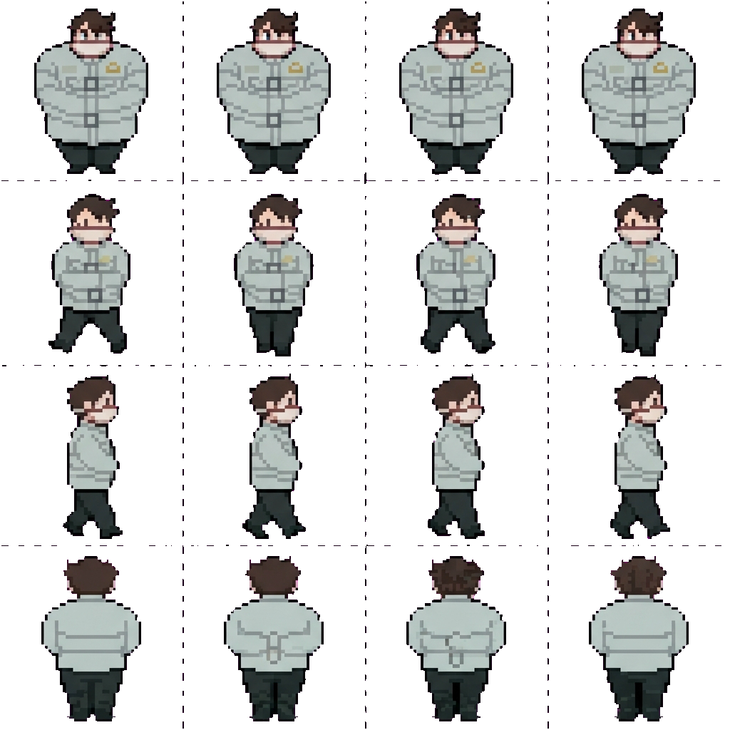 Paul movement sprite