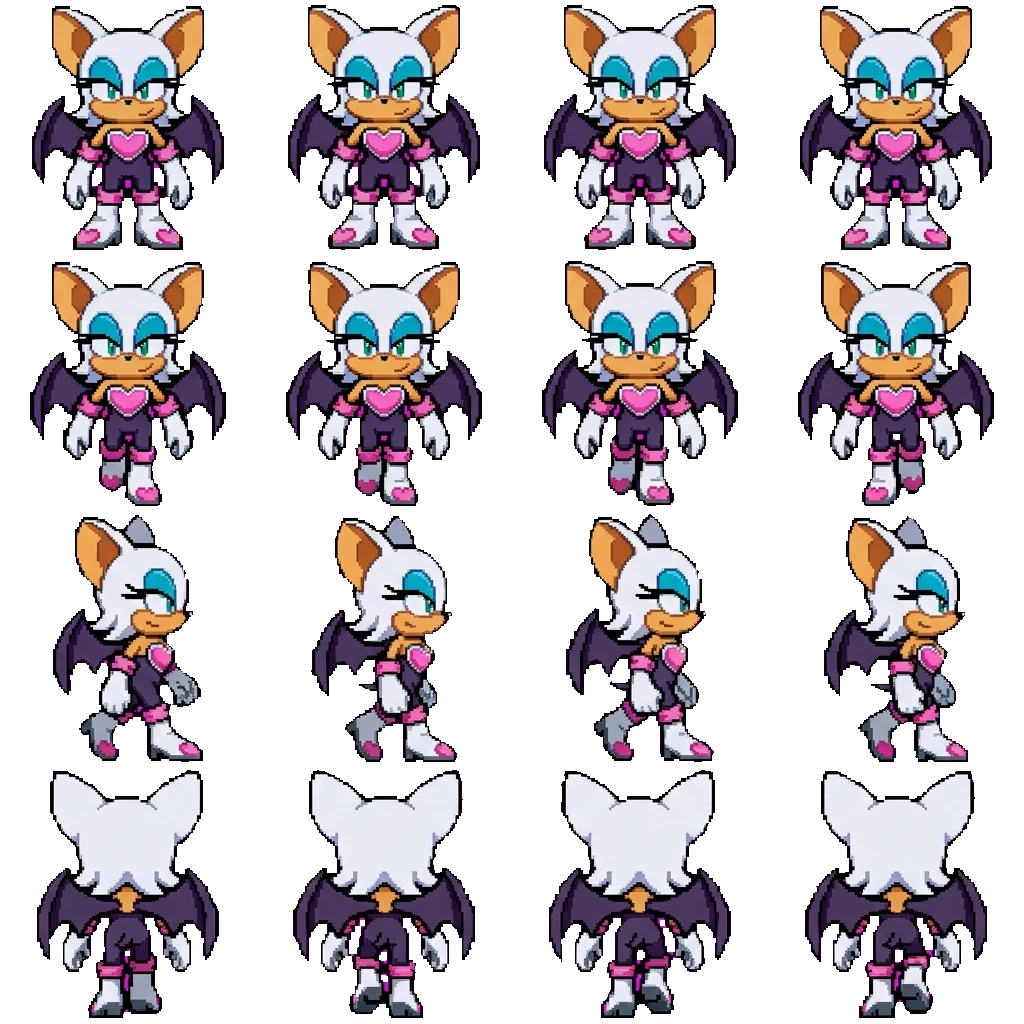 Rouge movement sprite