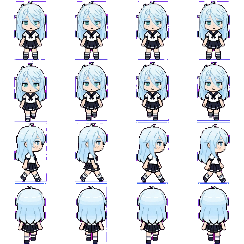 Shiro movement sprite