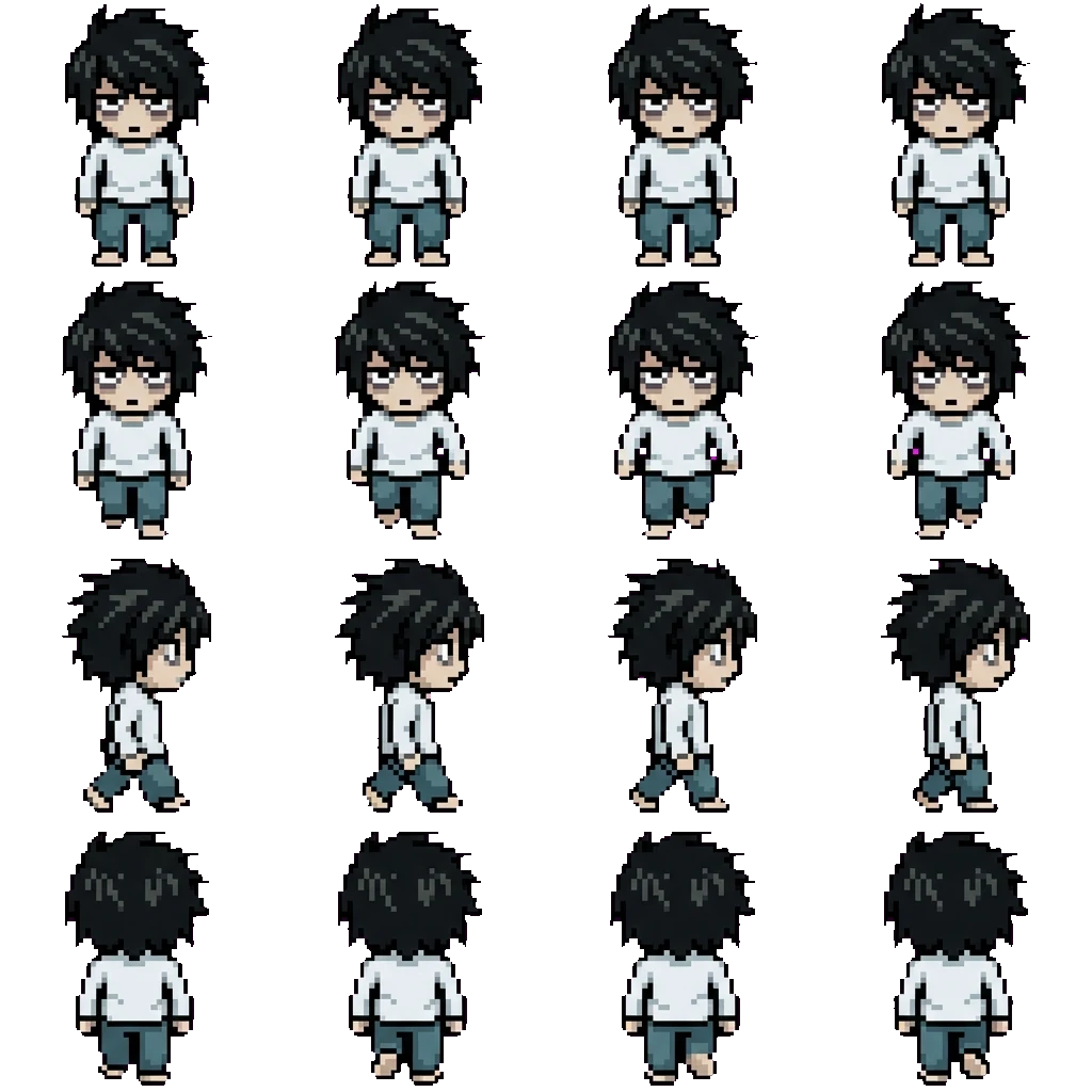 L Lawliet movement sprite