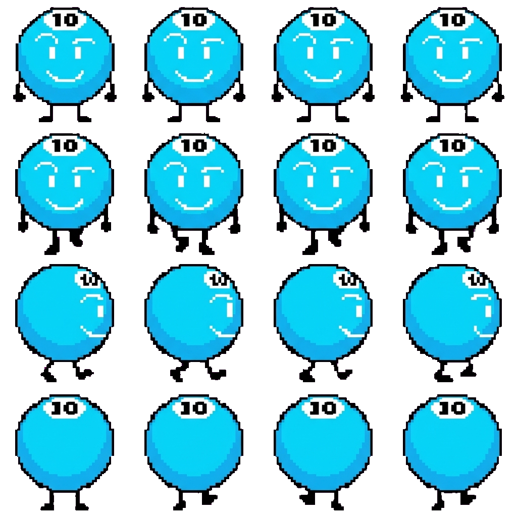 10-ball movement sprite