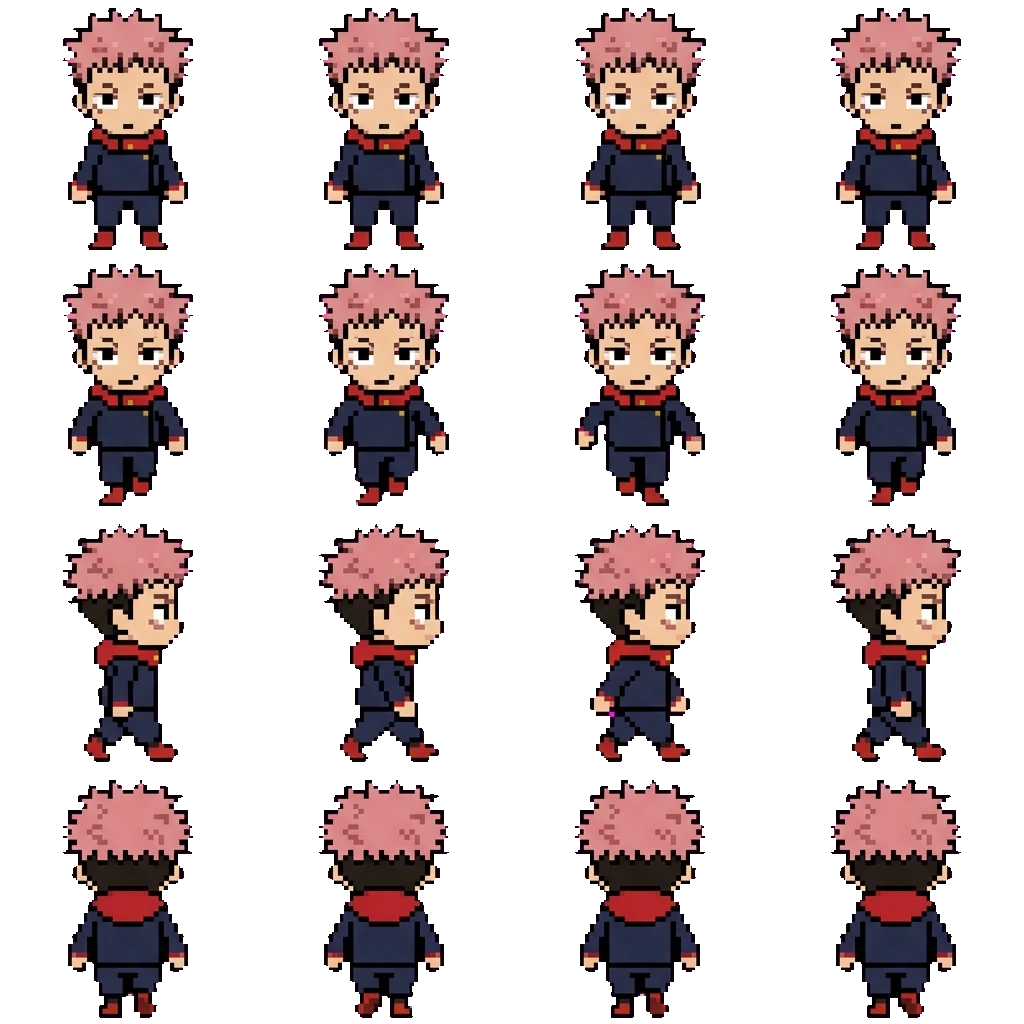 Itadori Yuji movement sprite