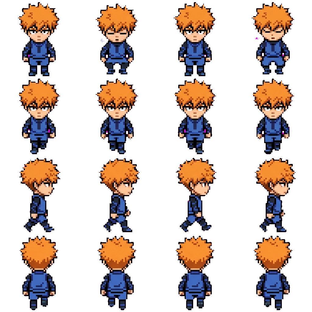 Rensuke Kunigami movement sprite