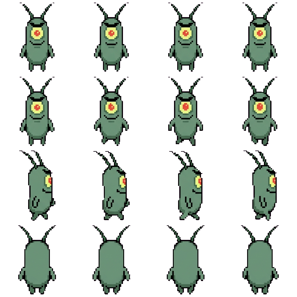 Plankton movement sprite
