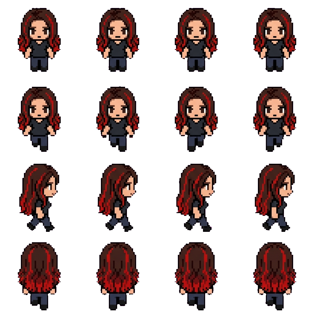 Jessie movement sprite