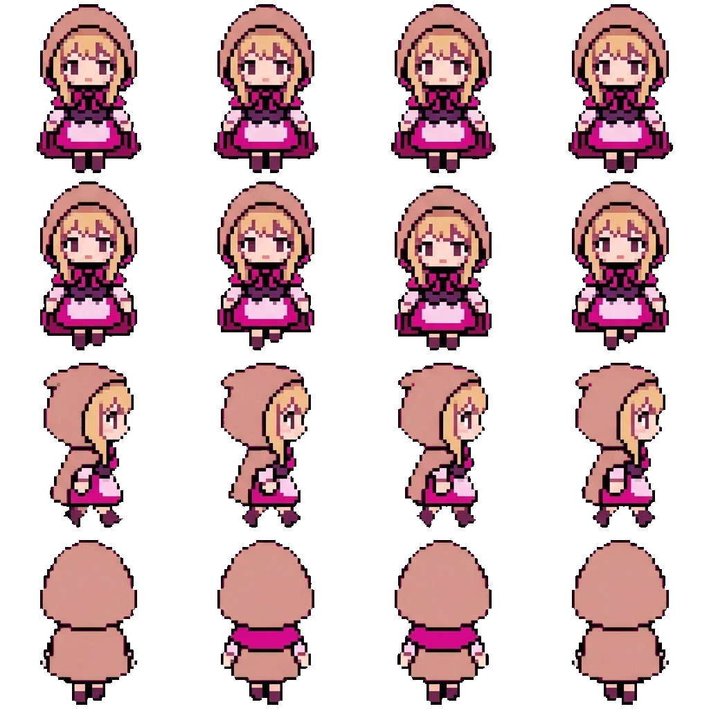 Caperucita Roja movement sprite