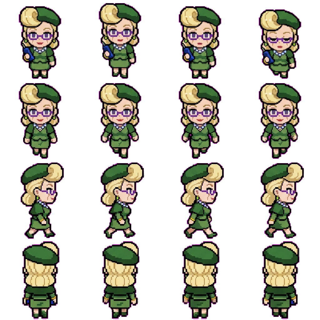 Suzie Q movement sprite