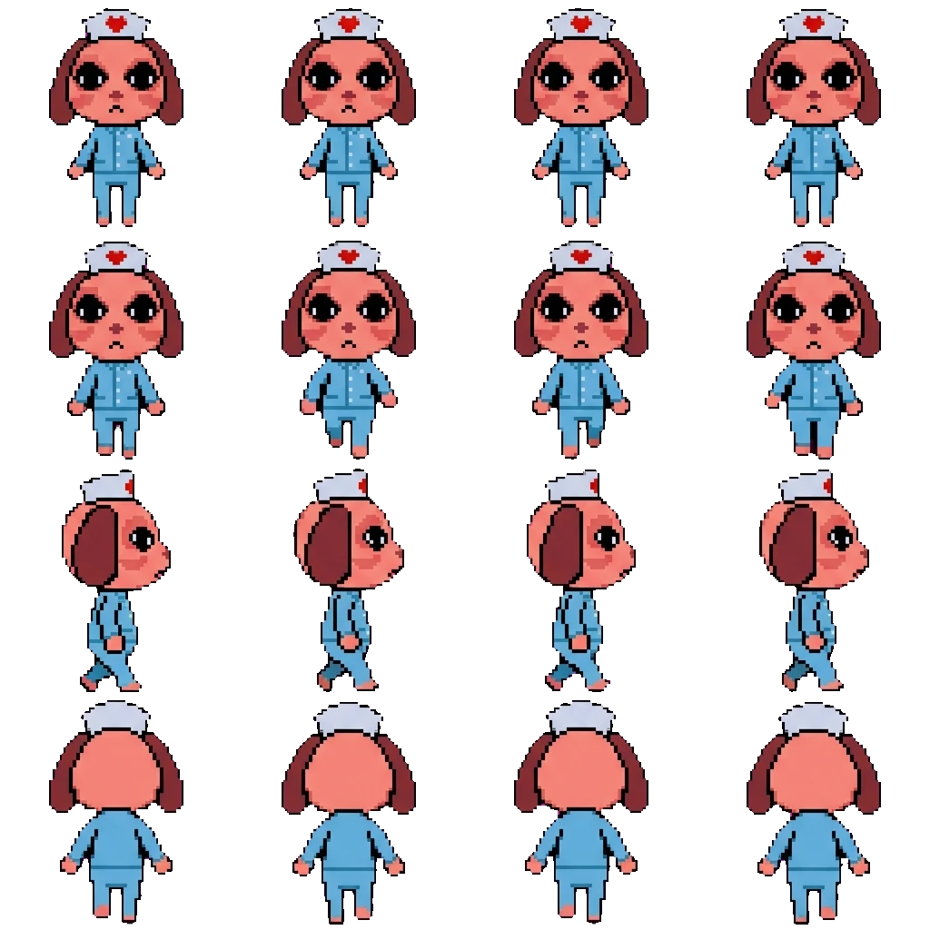 Nurse movement sprite