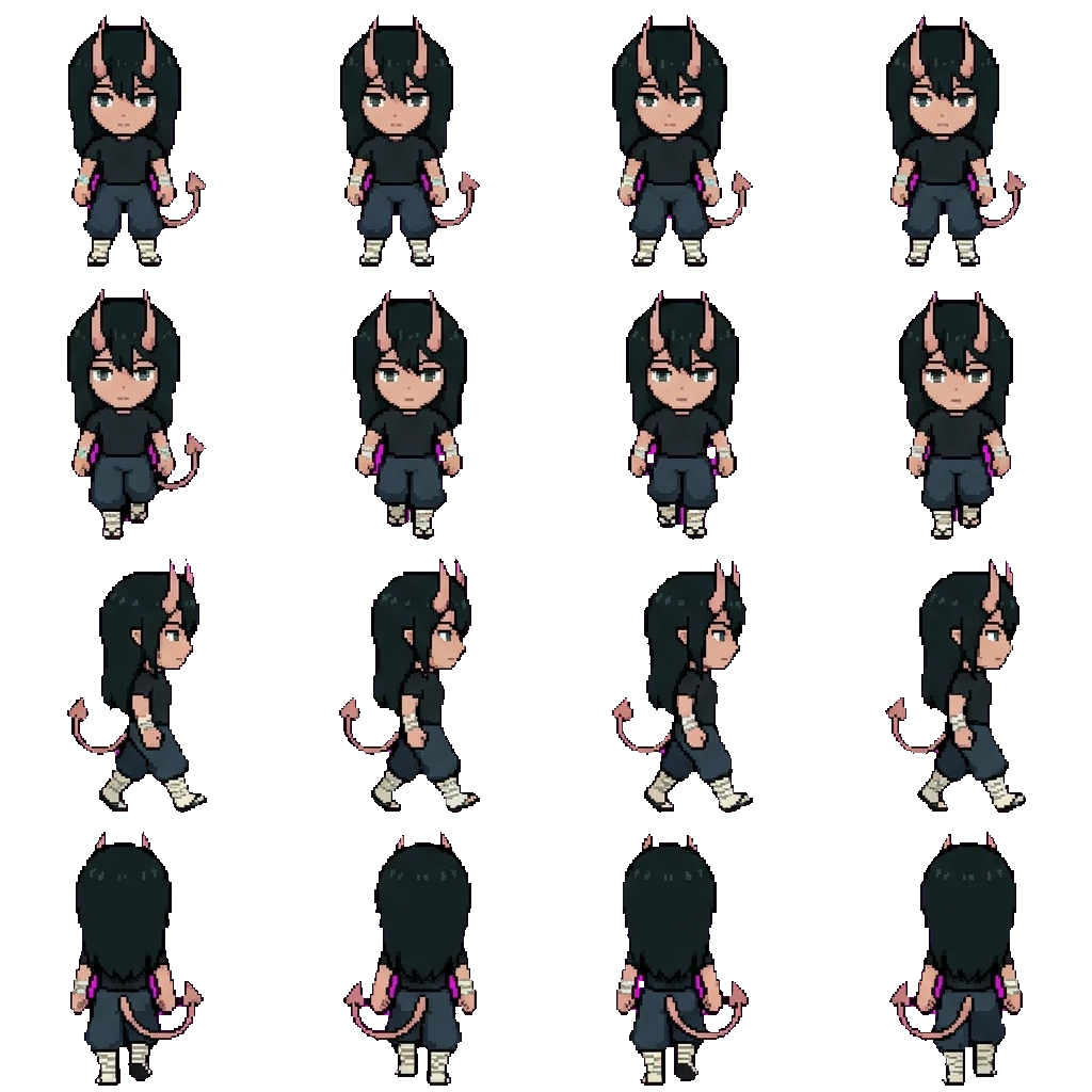 Haru movement sprite