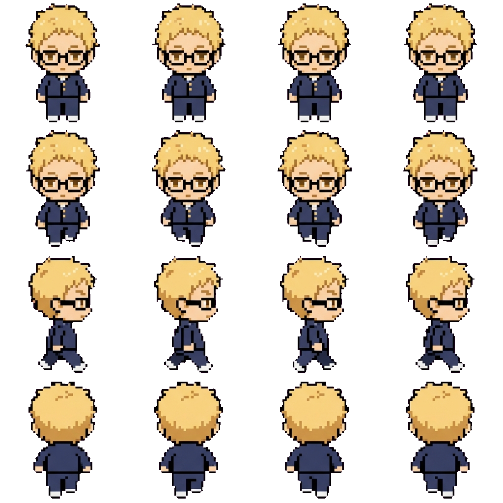 Kei Tsukishima movement sprite