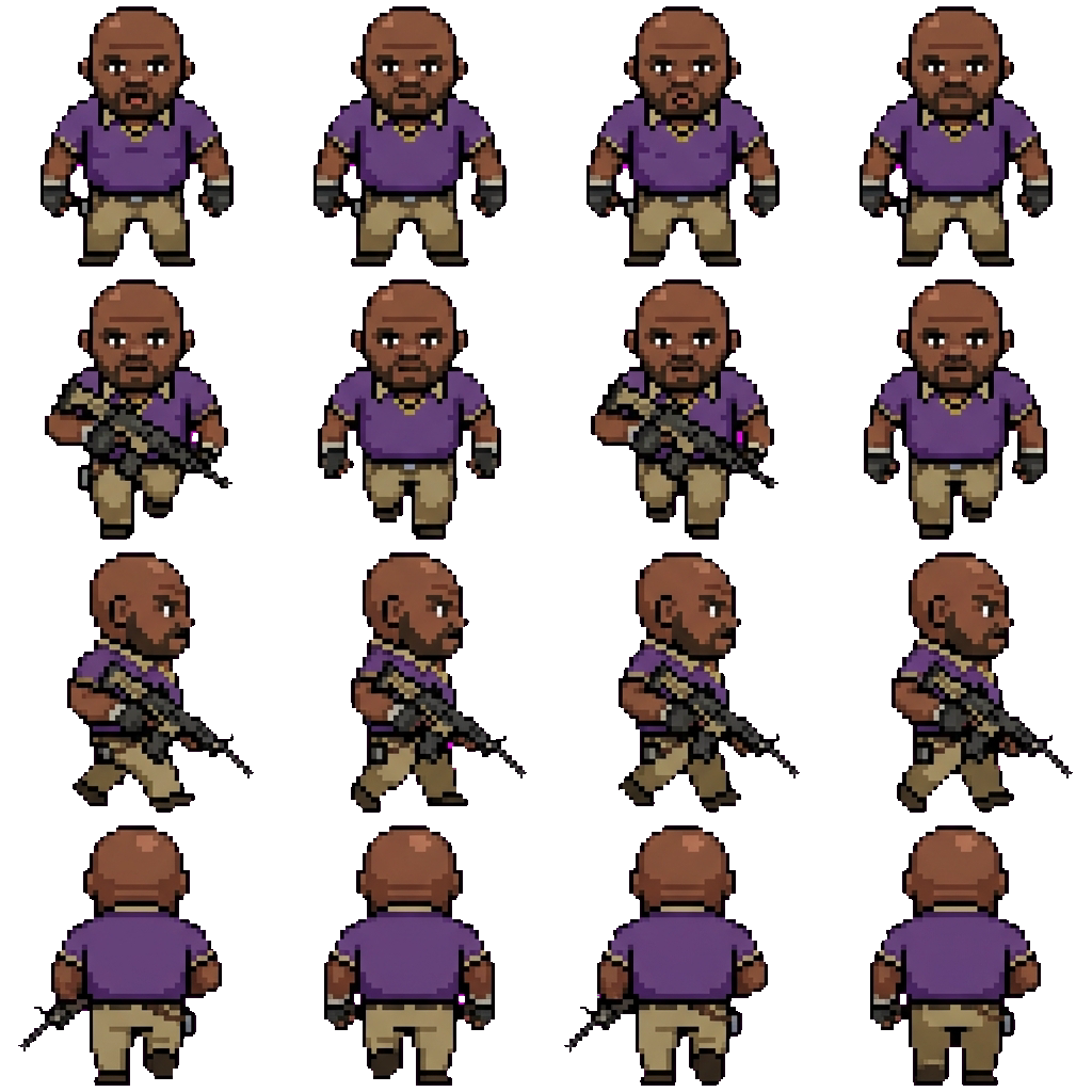 Coach movement sprite