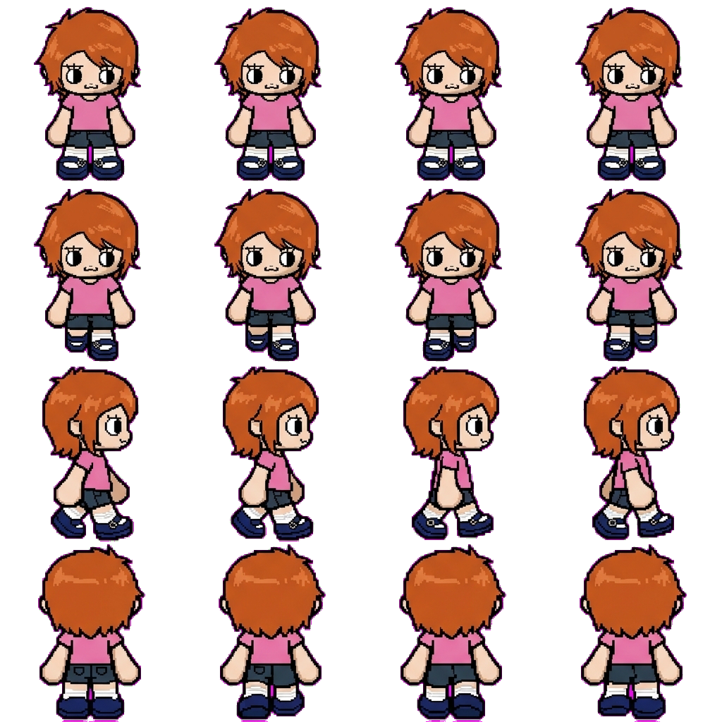 Sayori movement sprite