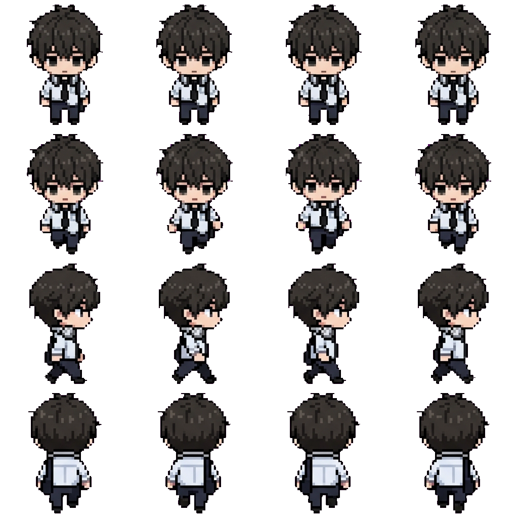 Miko movement sprite