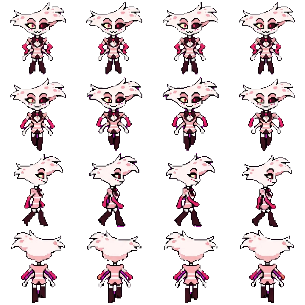 Ángel Dust movement sprite
