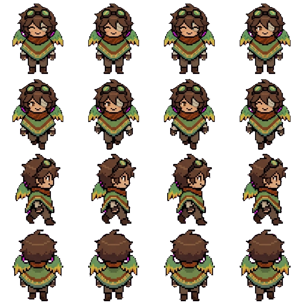 parrotx2 movement sprite