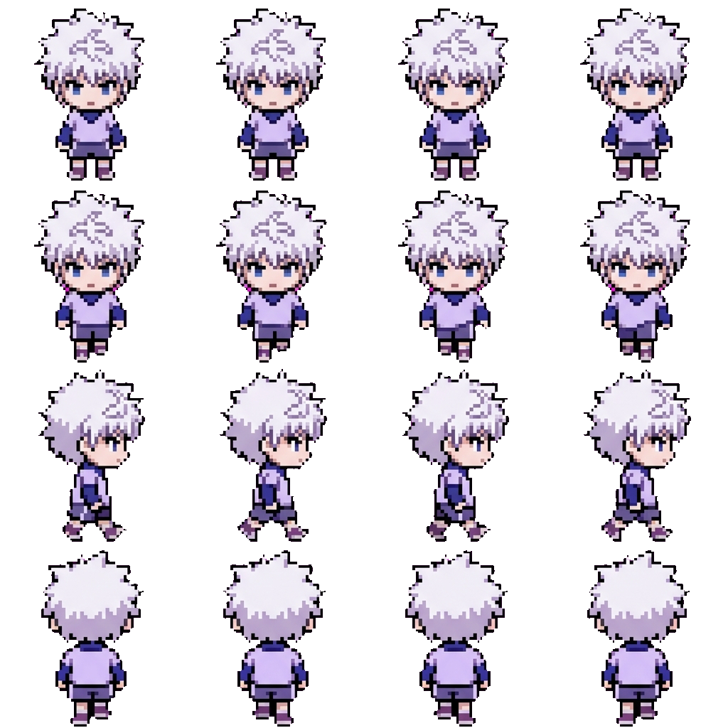 Killua movement sprite
