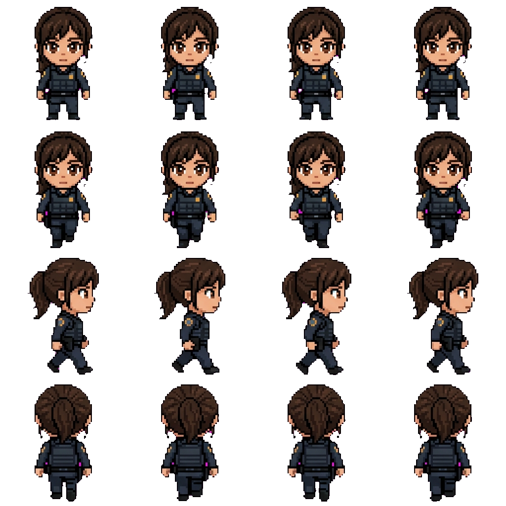 Allie movement sprite