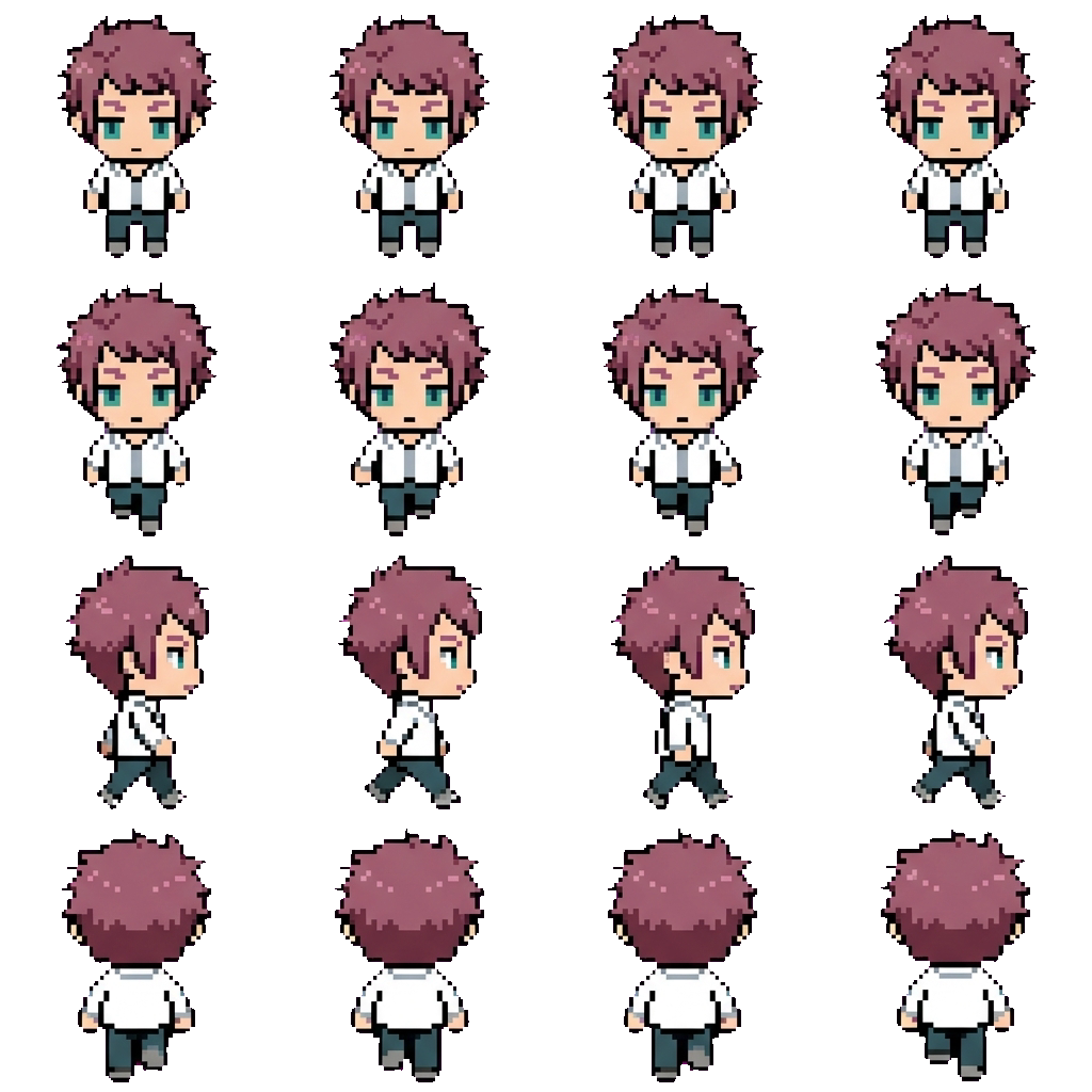 Sae Itoshi movement sprite