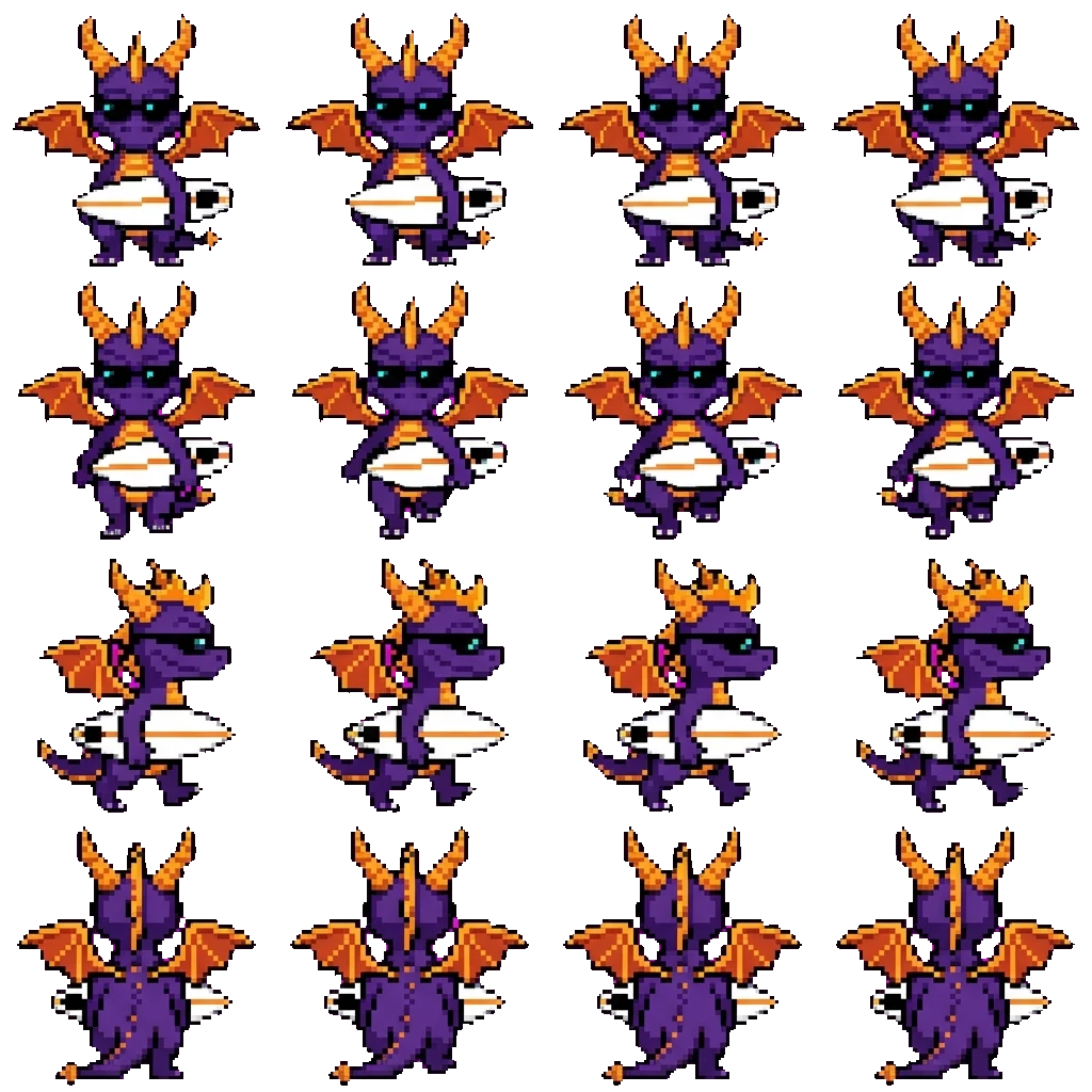 Spyro movement sprite