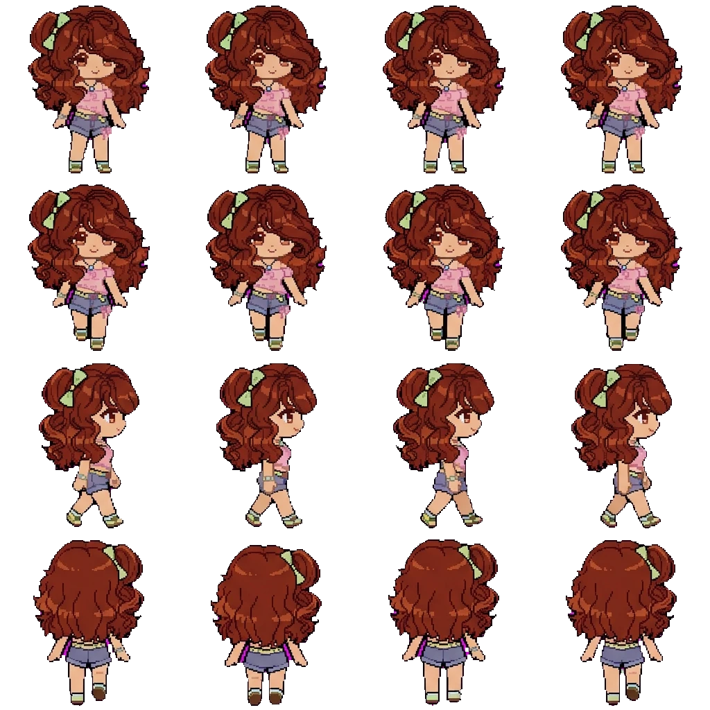 Rachel movement sprite