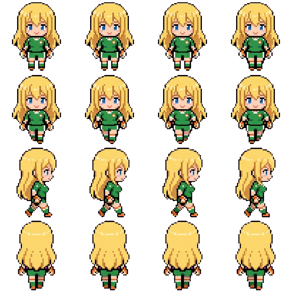 Sofía movement sprite