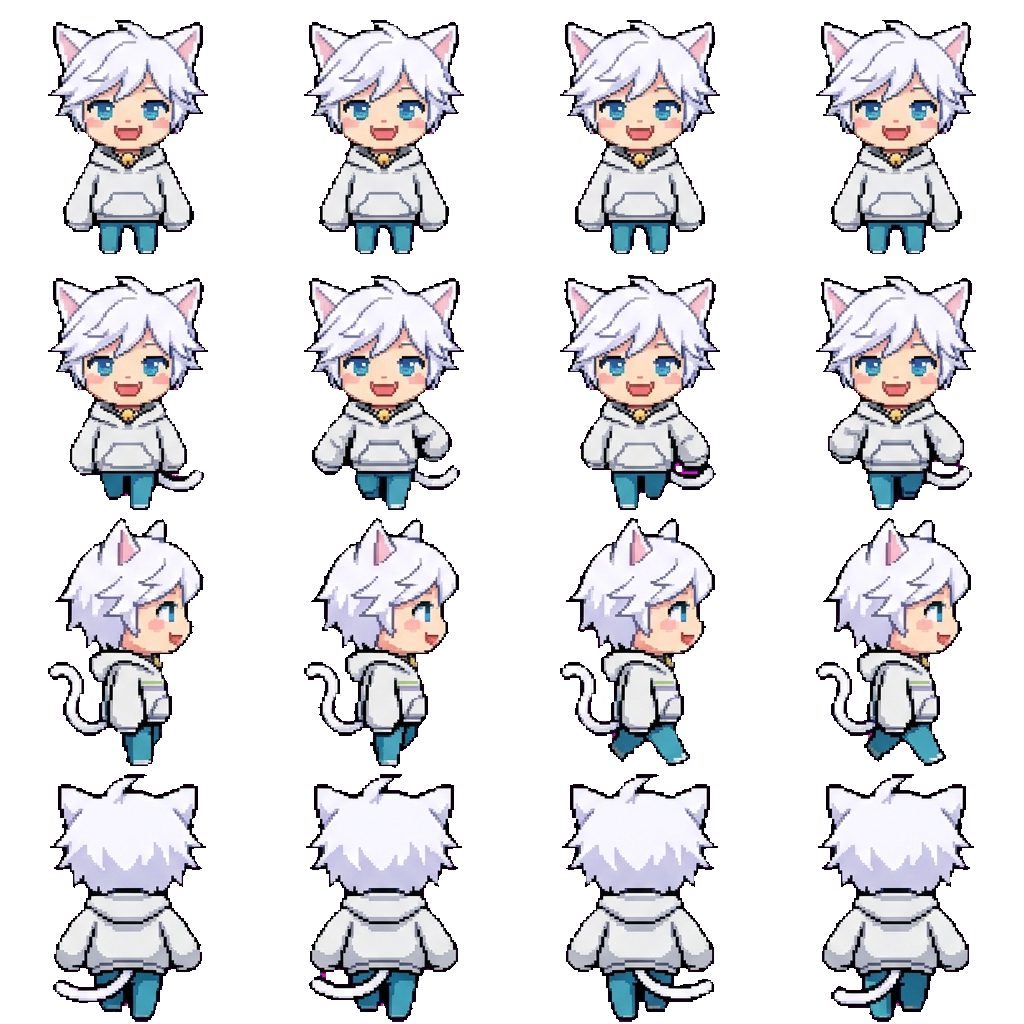 Shiro movement sprite