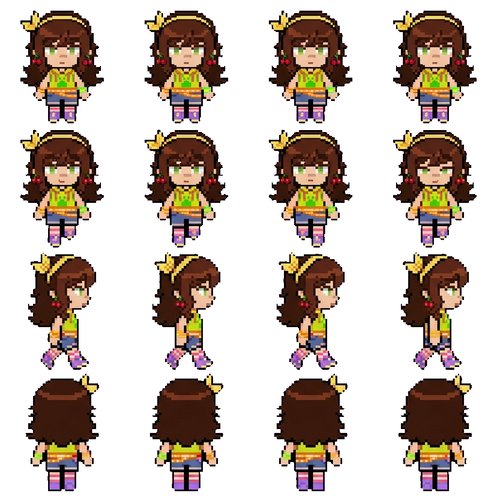 Riley movement sprite