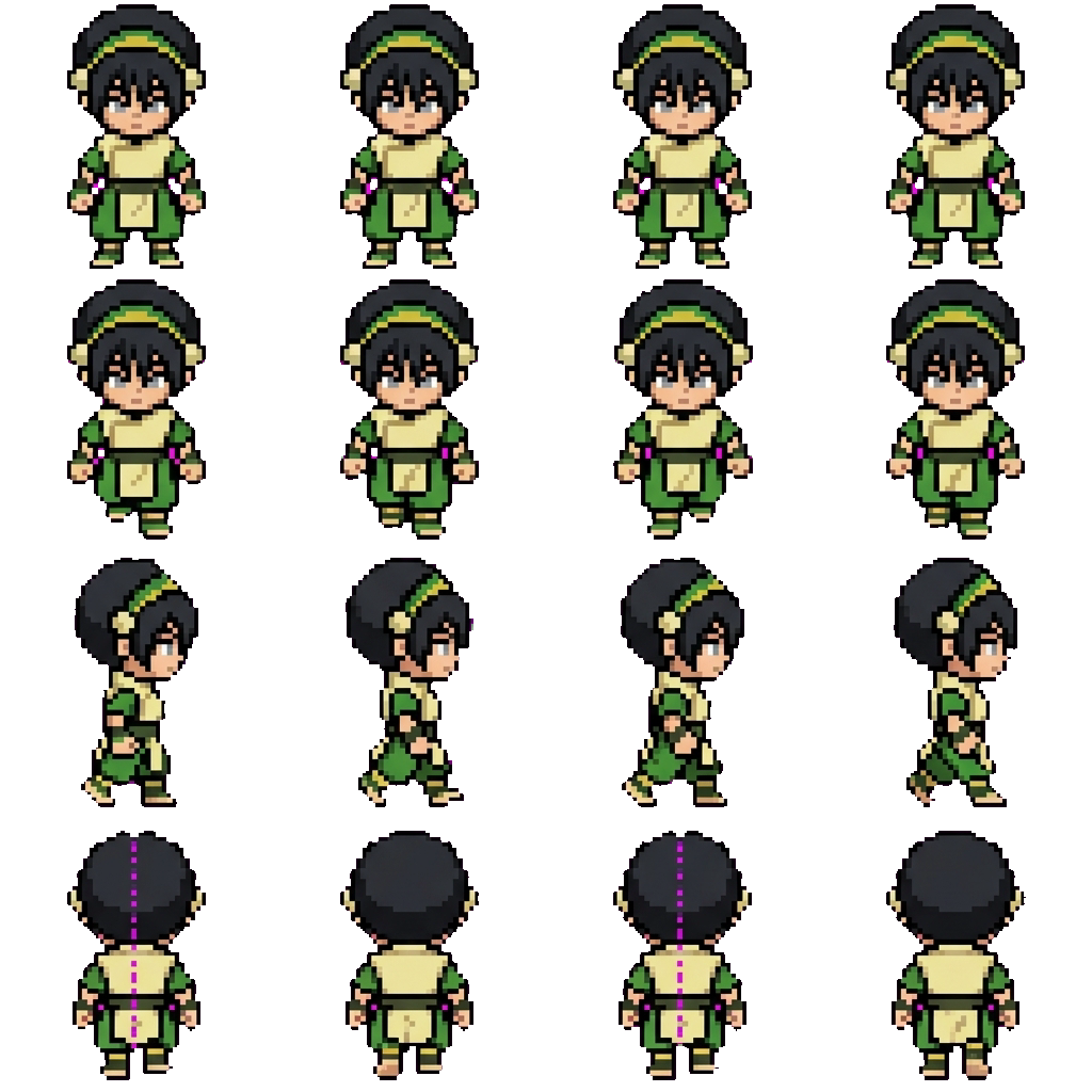 Toff Beifong movement sprite