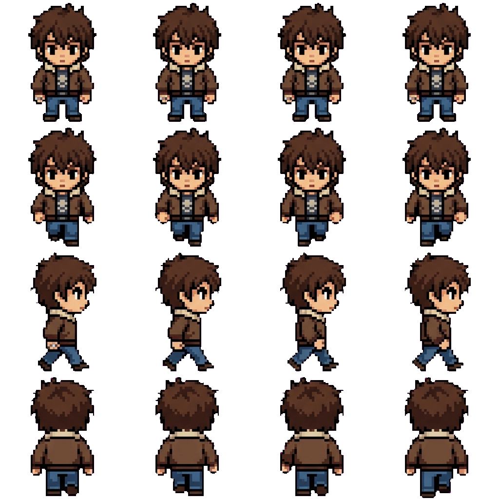 Nico di Angelo movement sprite