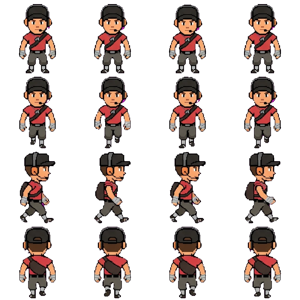 Scout movement sprite