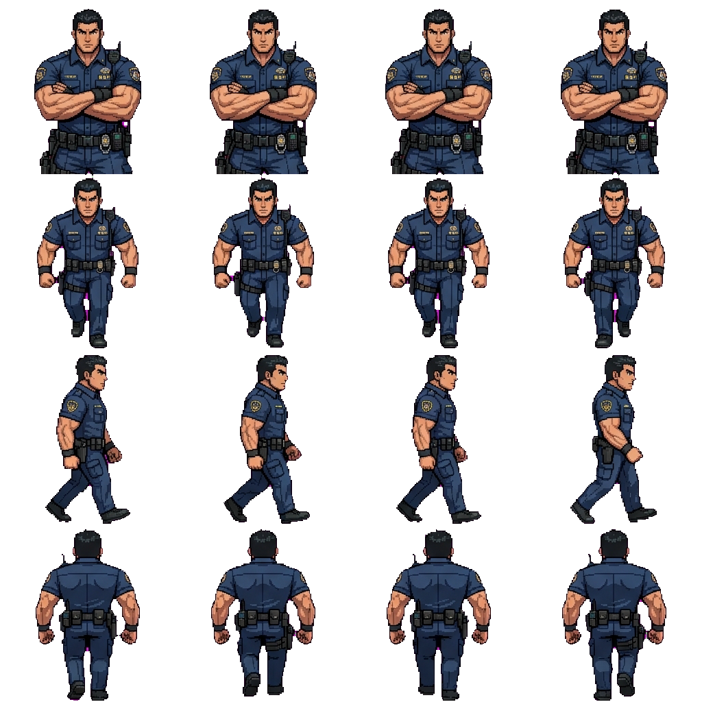 Kenji Tanaka movement sprite