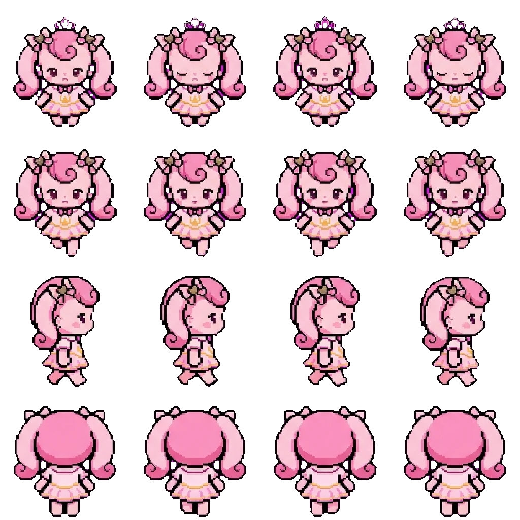 Heartscreampinkping movement sprite